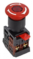 Кнопка управления AE-22 гриб с фиксацией красный цвет